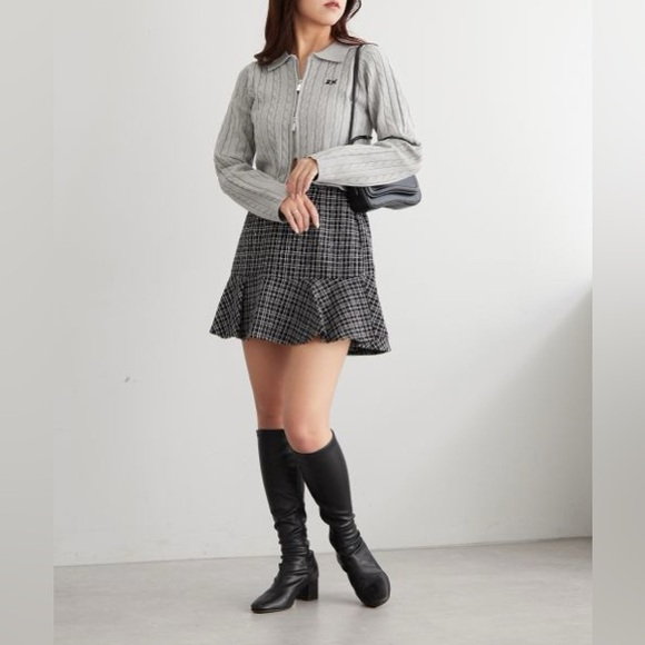 Olive des olives blingbling miniskirt - Picture 3 of 8